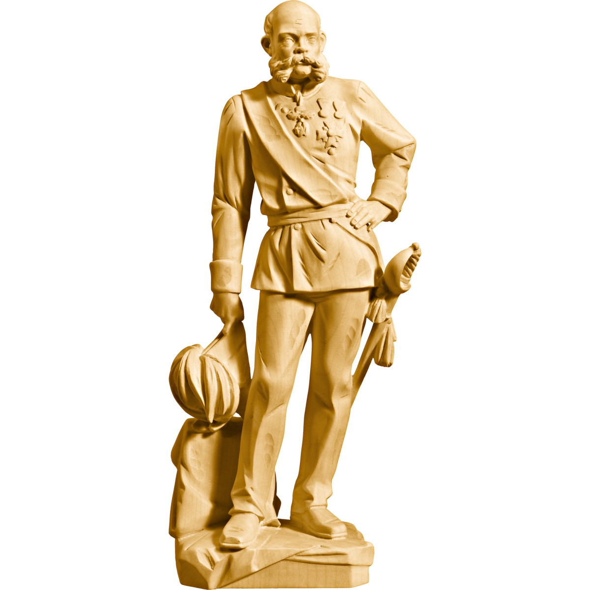 Estatua Emperador Francisco José en madera | Bergland