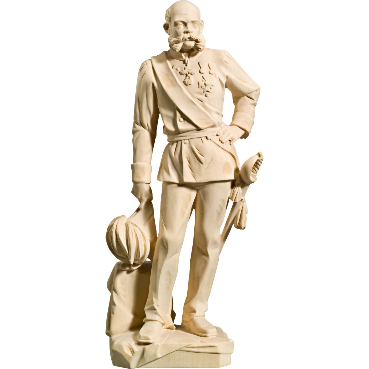 Estatua Emperador Francisco José en madera | Bergland