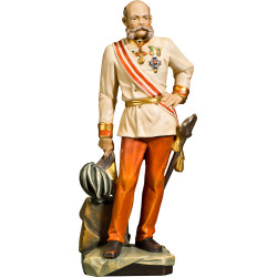 Estatua Emperador Francisco José en madera | Bergland