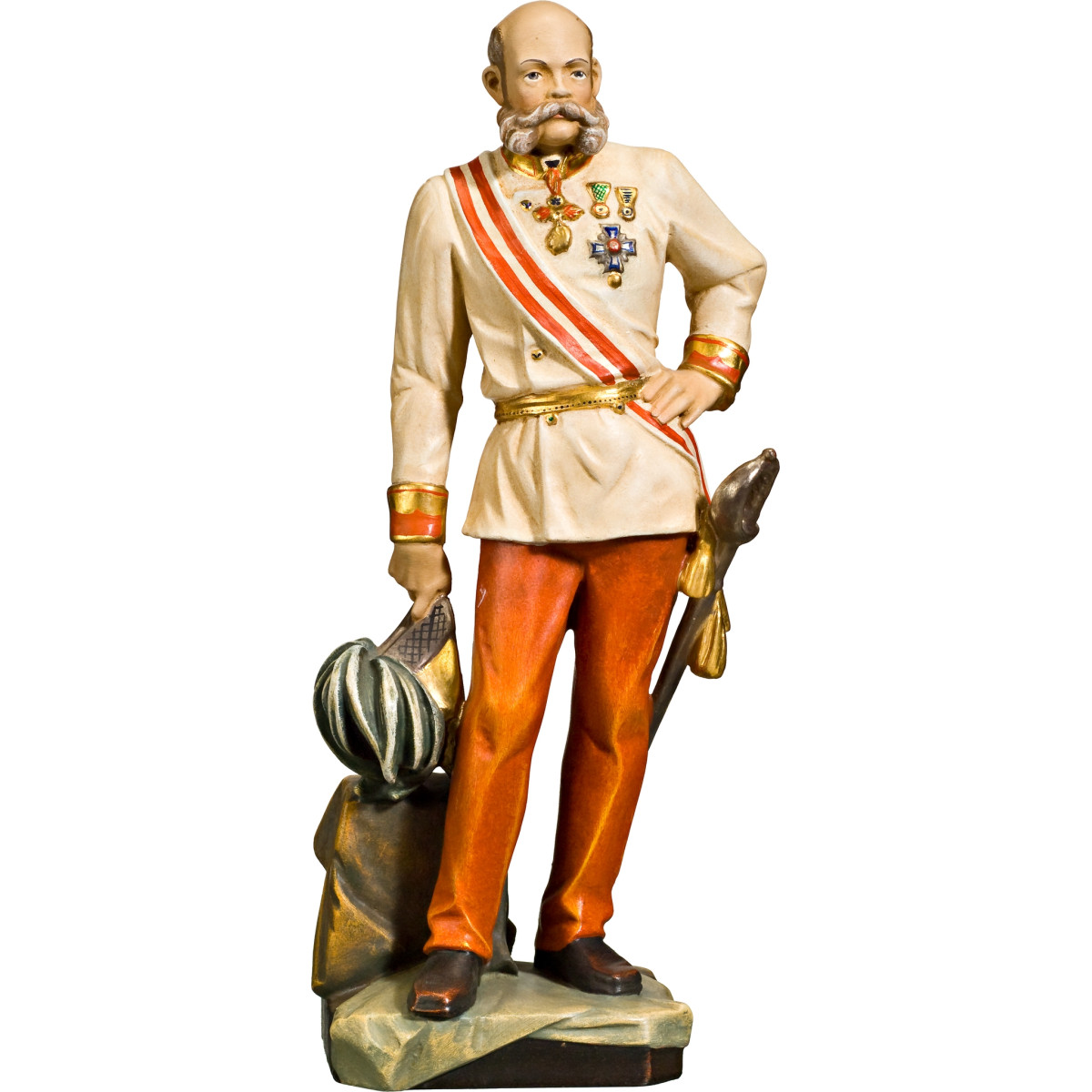 Estatua Emperador Francisco José en madera | Bergland