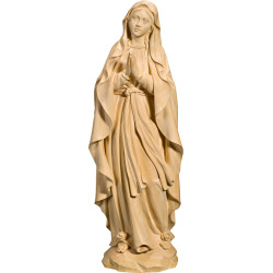 Madonna di Lourdes in legno scolpito | Bergland