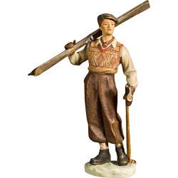 Sciatore in legno | Bergland