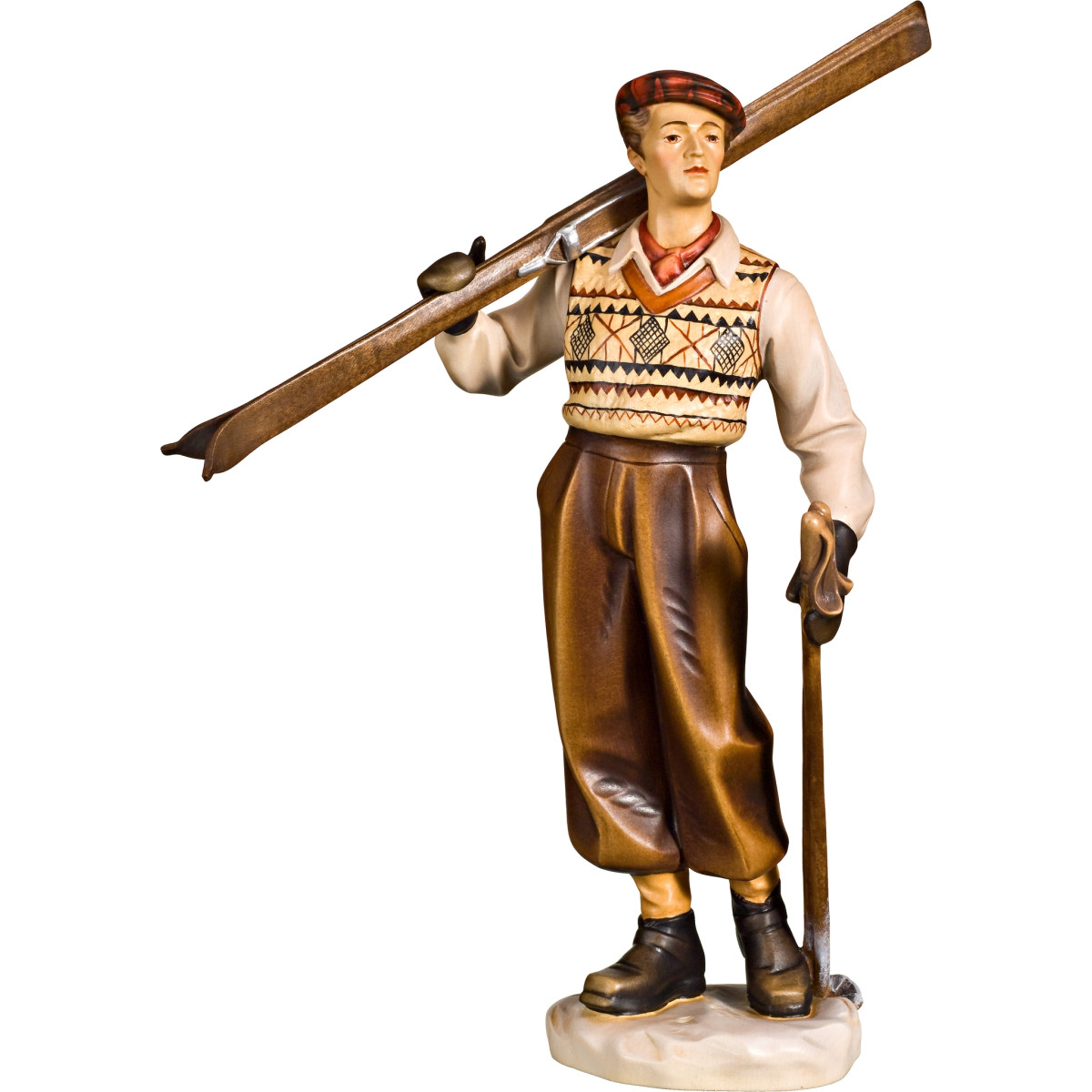 Esquiador en madera | Bergland