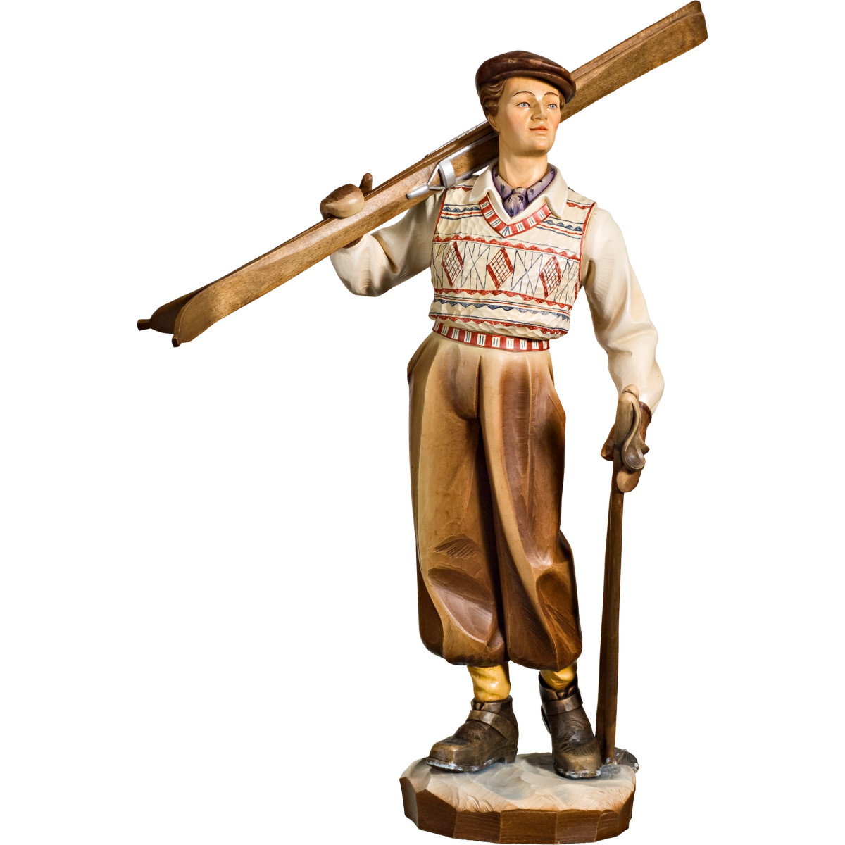 Esquiador en madera | Bergland