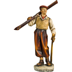 Esquiador en madera | Bergland