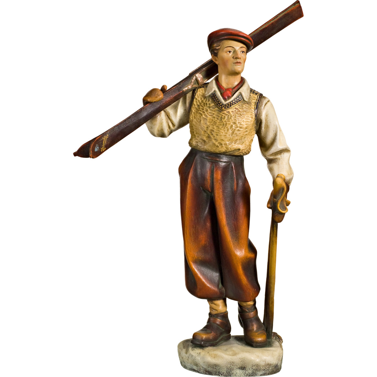 Esquiador en madera | Bergland