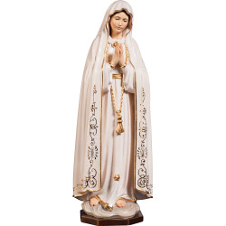 Nossa Senhora de Fátima – Esculturas religiosas em madeira entalhada