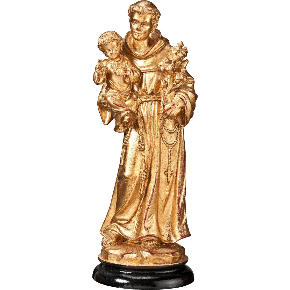 St. Anthony of Padua in hand-carved wood | Bergland Shop