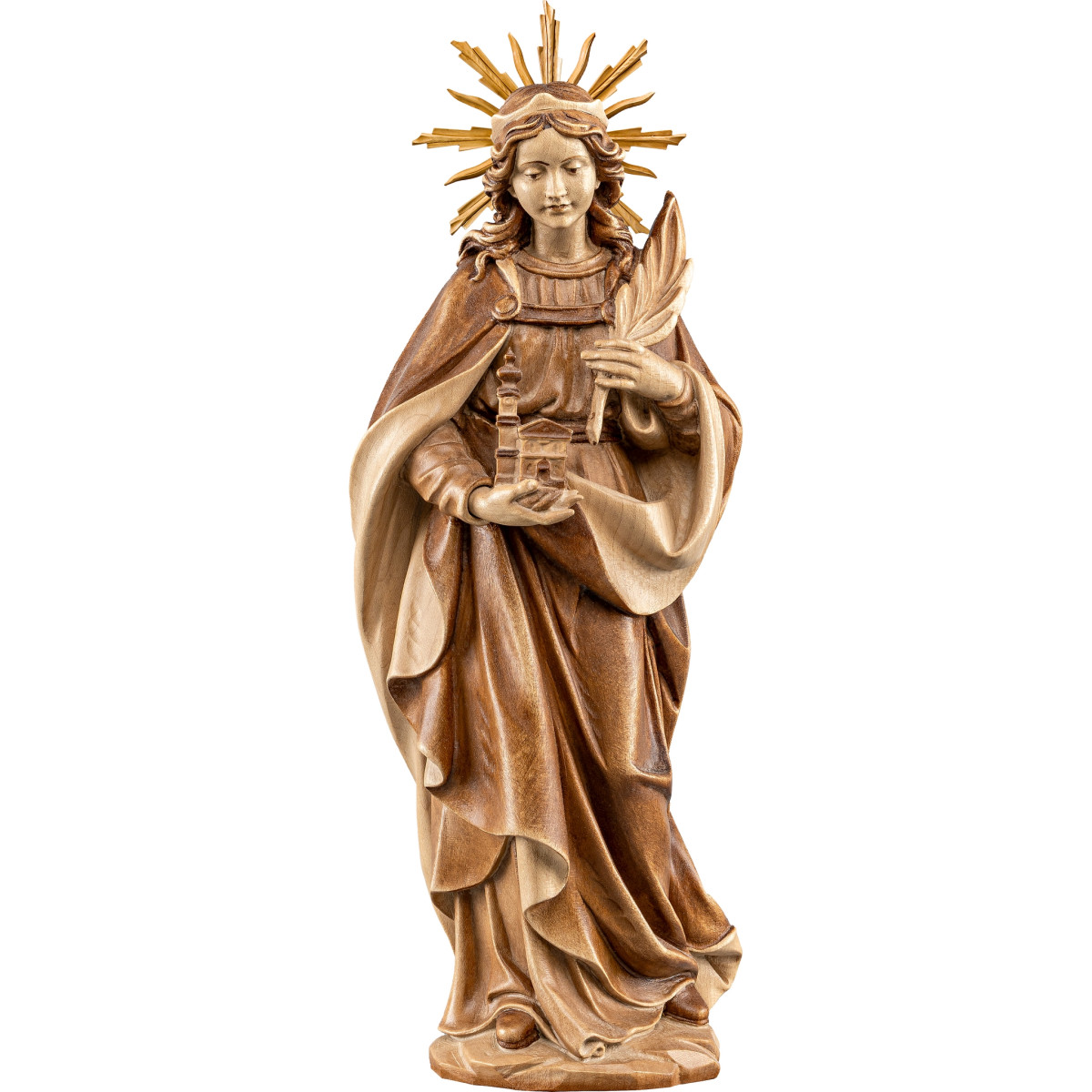 Santa Emma com auréola