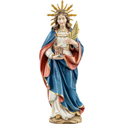 Santa Emma con aureola