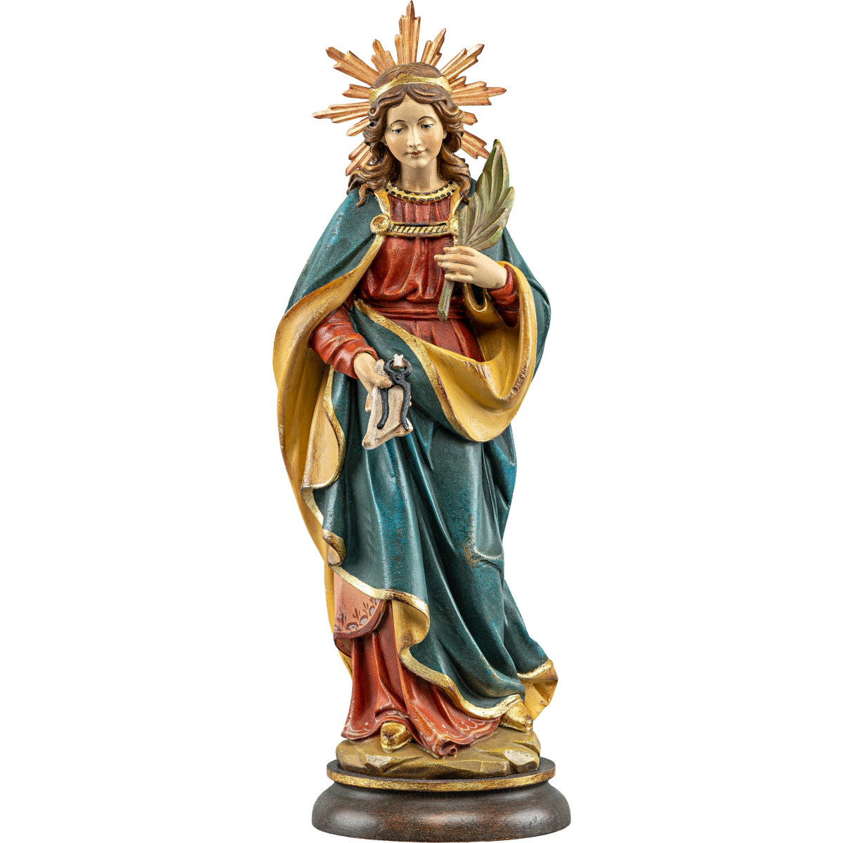 Santa Apolonia de Alejandría con aureola