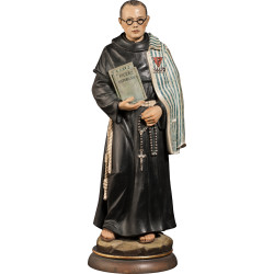 São Maximiliano Maria Kolbe em madeira | Bergland