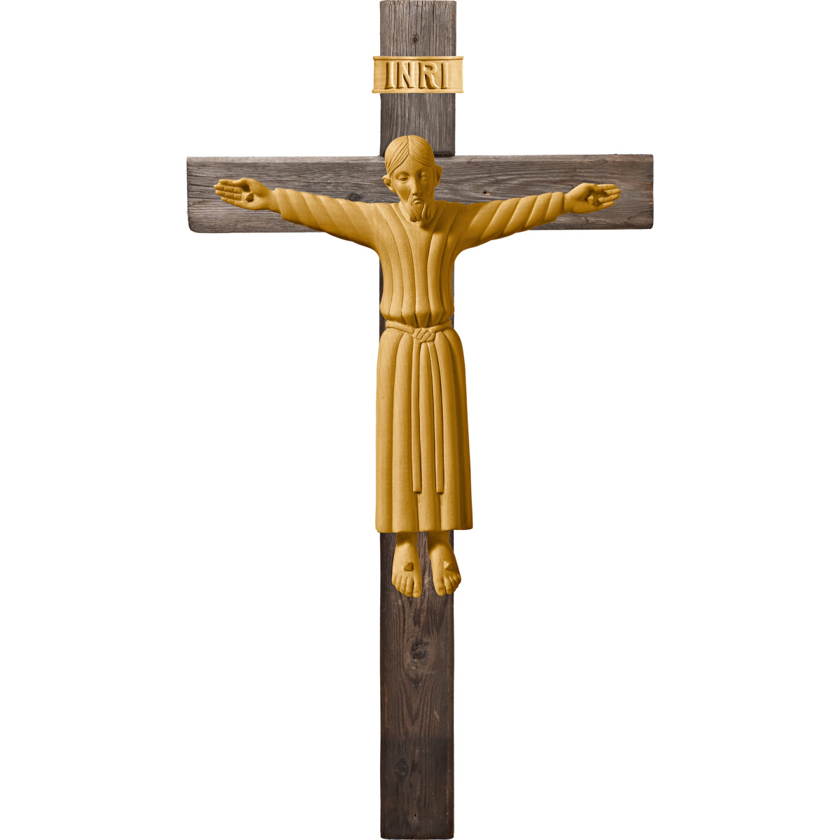 Cristo Rei Batllo em madeira | Arte sacra