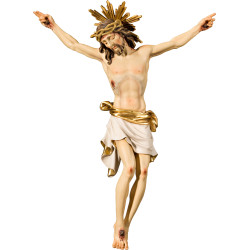 Cristo Pisa com auréola