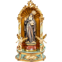 San Francisco de Paula - Altar casero barroco
