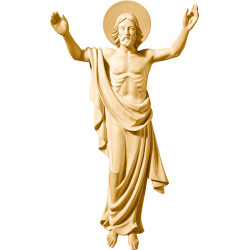 Resurrection of Christ for the wall with aureole