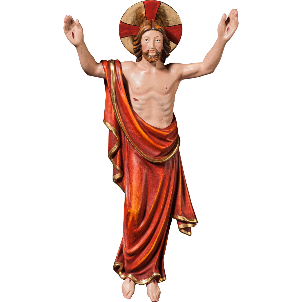 Resurrection of Christ for the wall with aureole