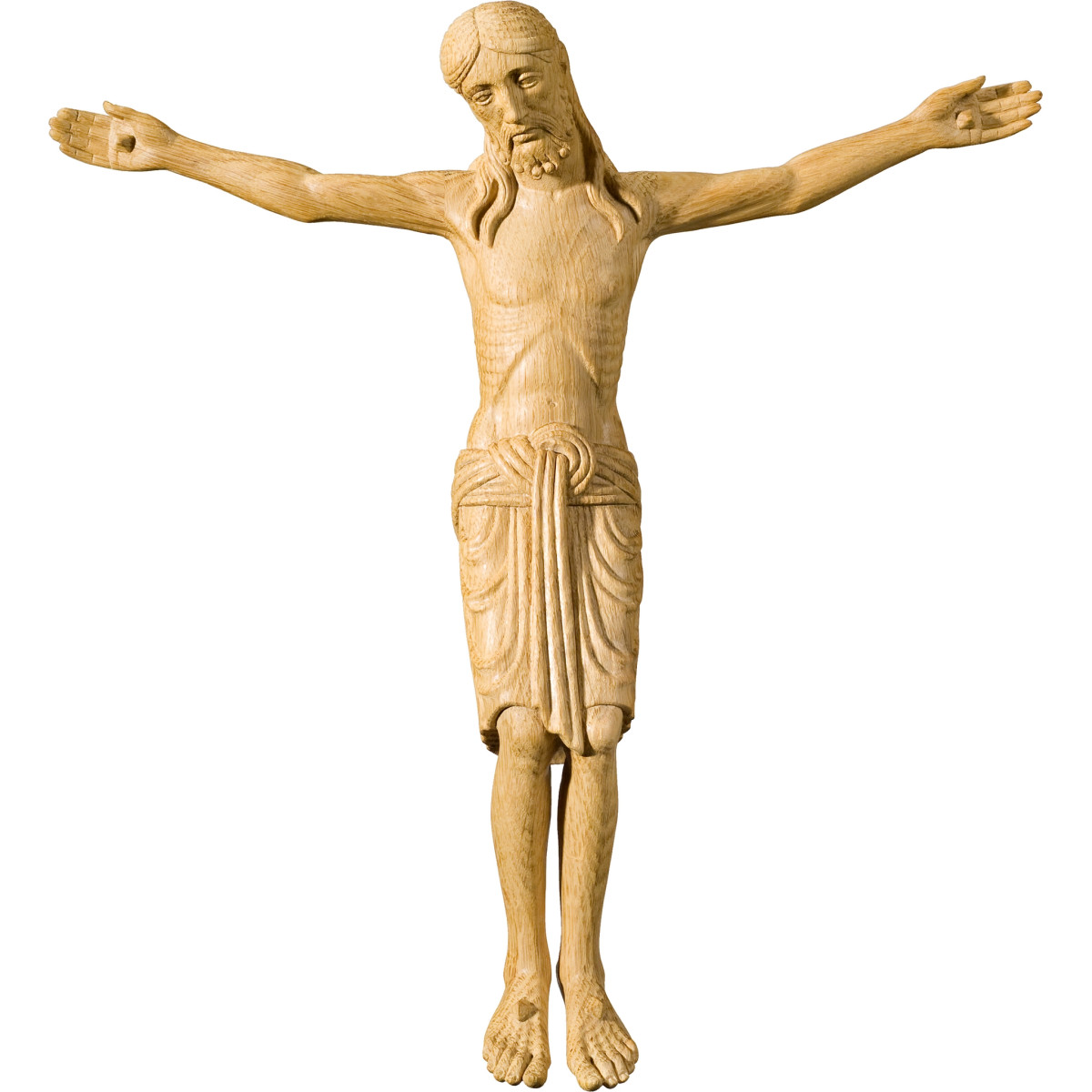 Romanesque Christ wood sculpture | Sacred art