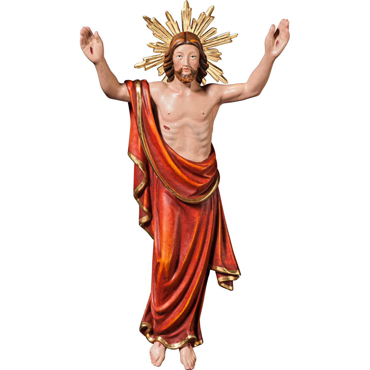 Cristo Risorto da parete con aureola