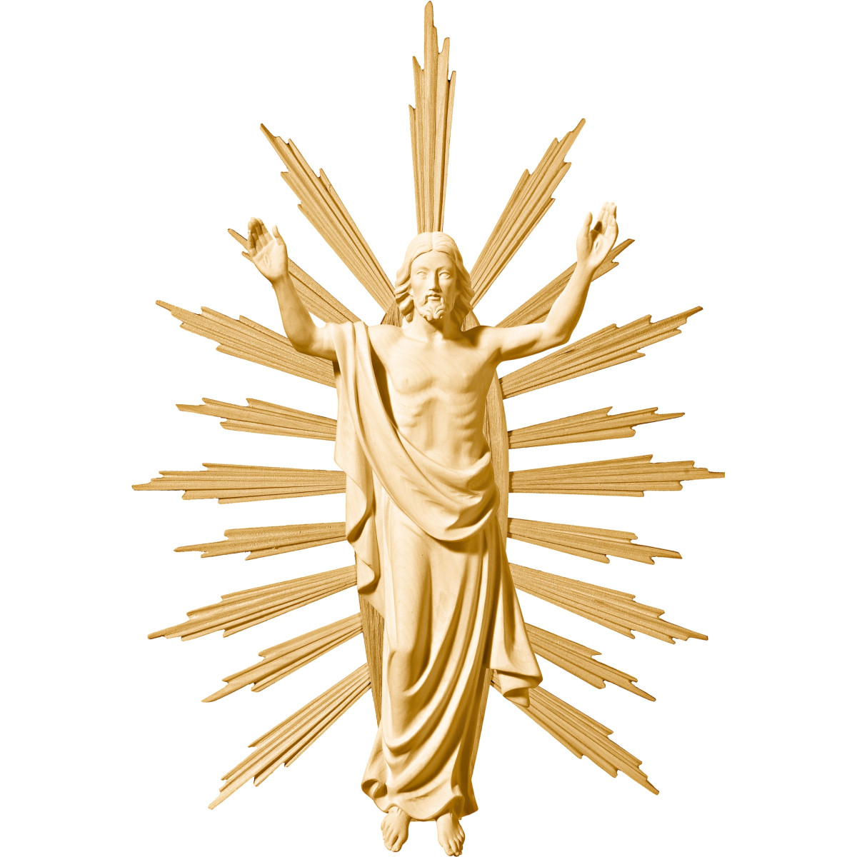 Ressurreição de Cristo de parede com resplendor