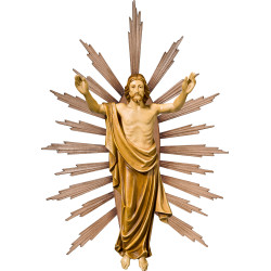 Cristo Risorto con raggiera