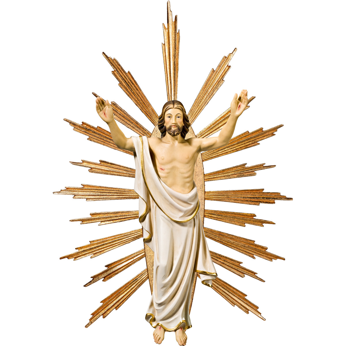 Resurrection of Christ with ray-corona