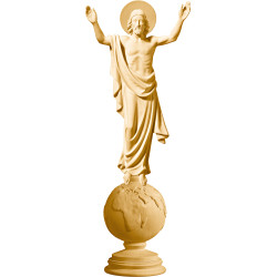 Cristo Risorto su globo