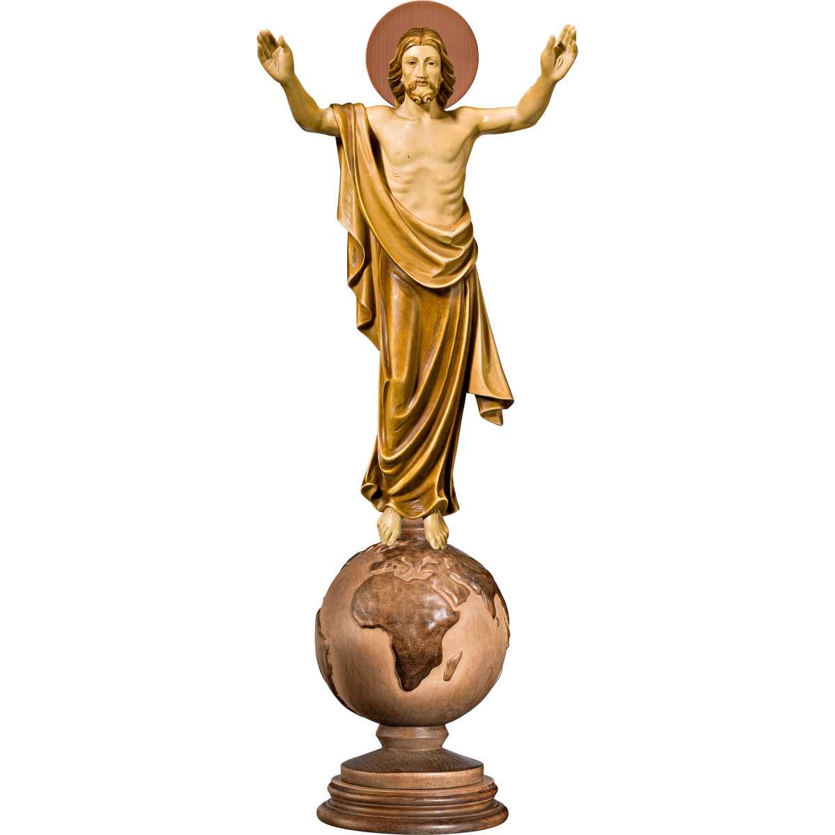 Cristo Risorto su globo
