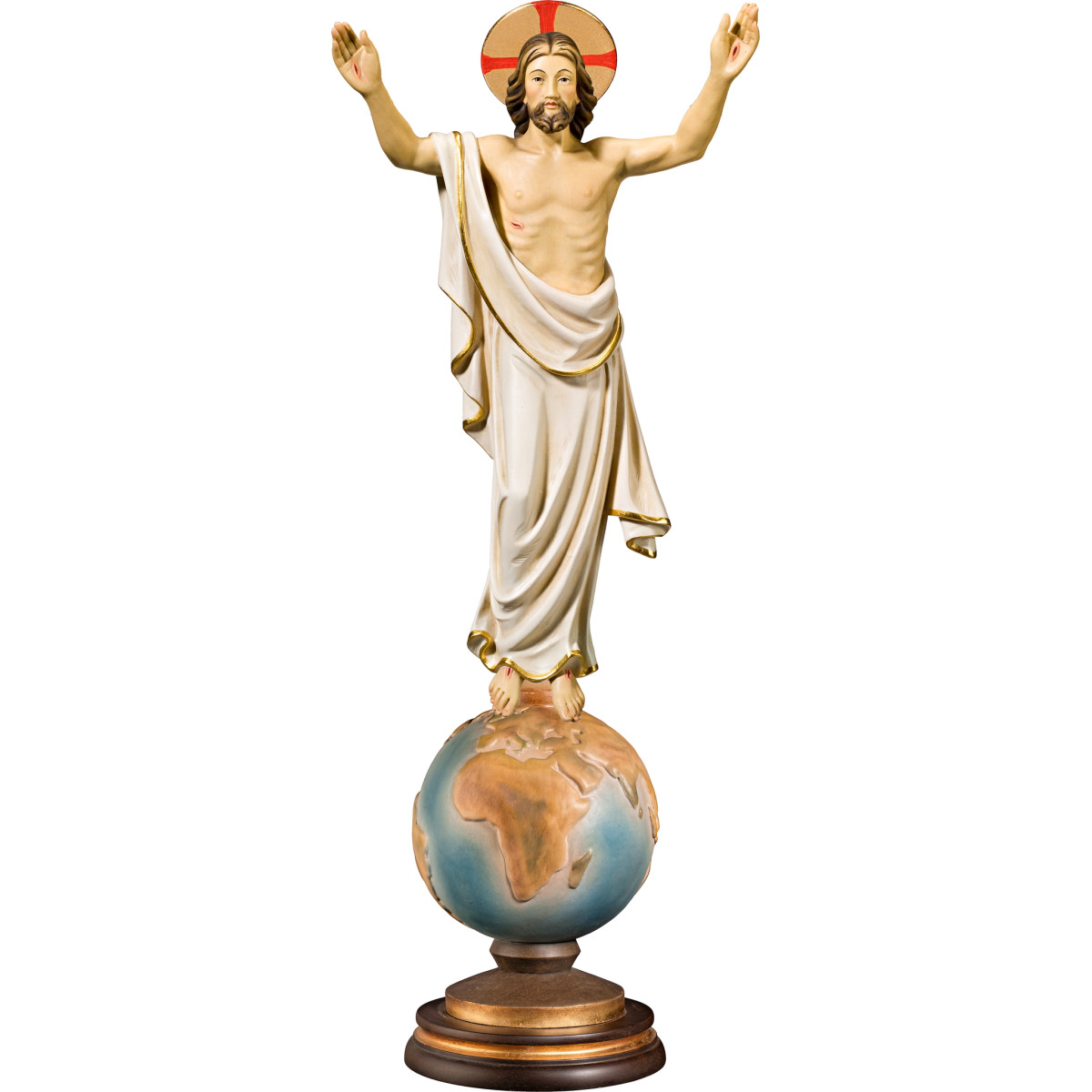 Resurrection of Christ on globe