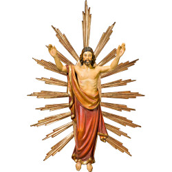 Ressurreição de Cristo de parede com resplendor