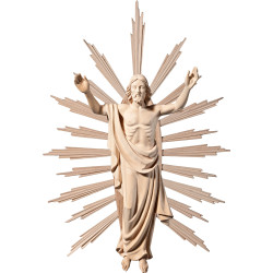 Ressurreição de Cristo de parede com resplendor