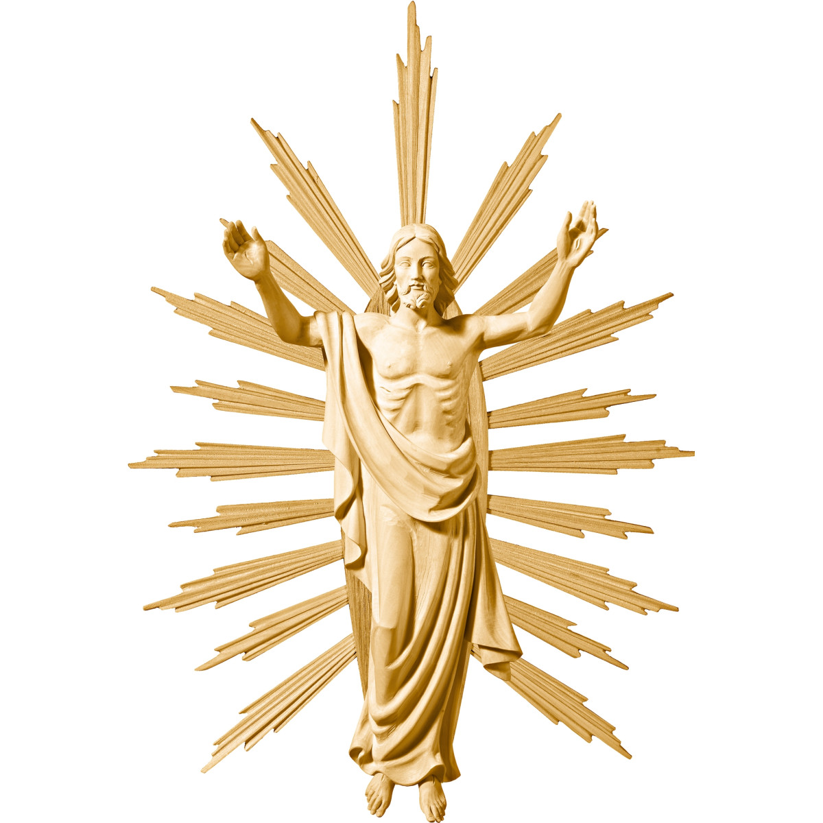 Ressurreição de Cristo de parede com resplendor