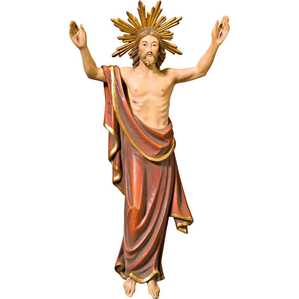 Resurrection of Christ for the wall with aureole
