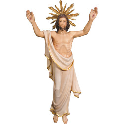Resurrection of Christ for the wall with aureole