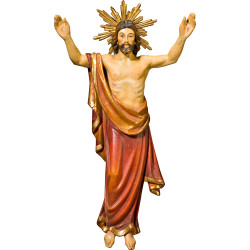 Cristo Risorto da parete con aureola