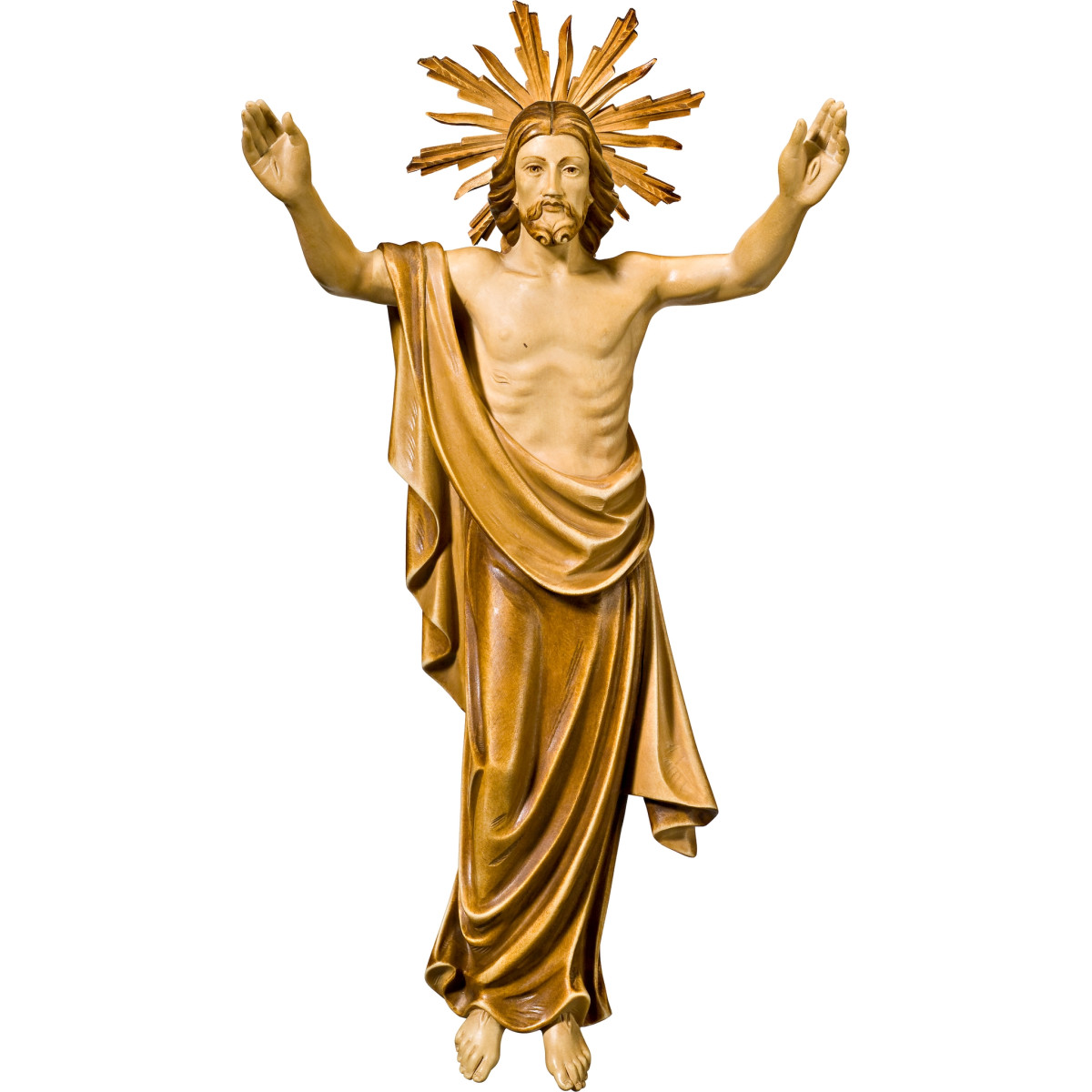 Resurrection of Christ for the wall with aureole