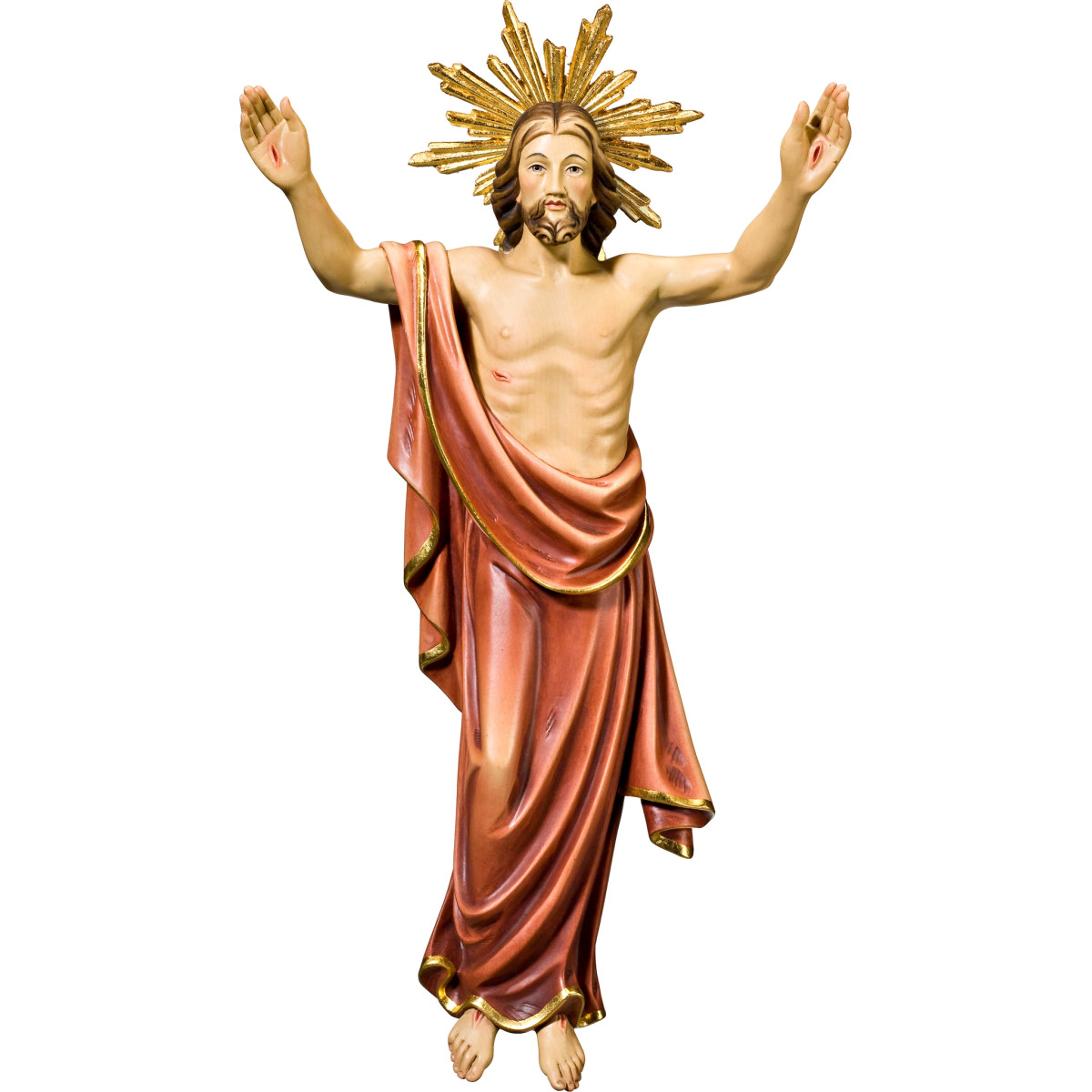 Cristo Risorto da parete con aureola