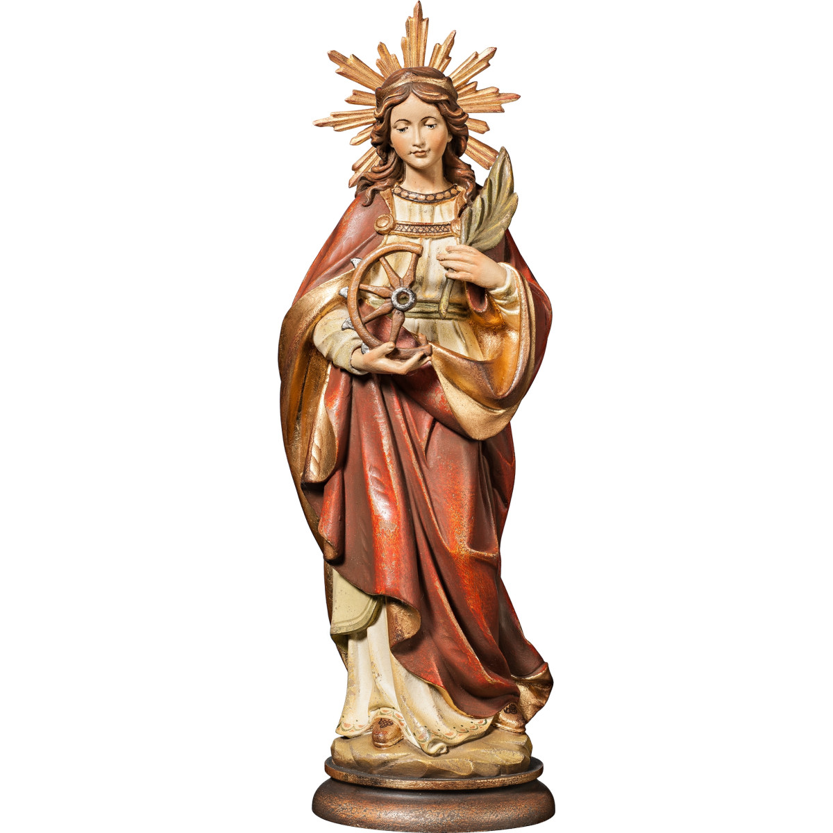 Santa Catarina da Alexandria com auréola