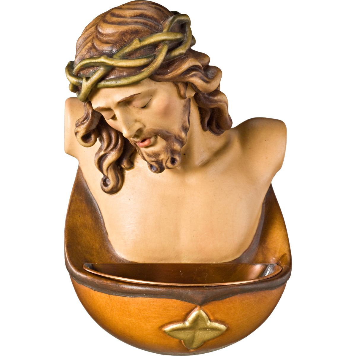 Weihwasserkessel Christus