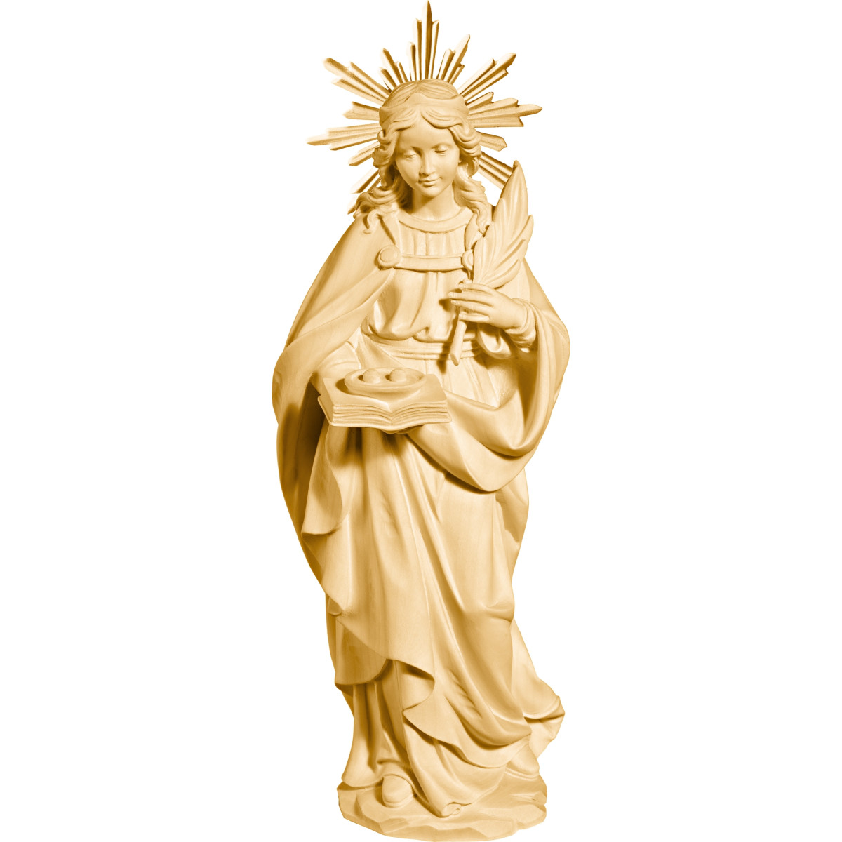 Santa Luzia de Siracusa com auréola