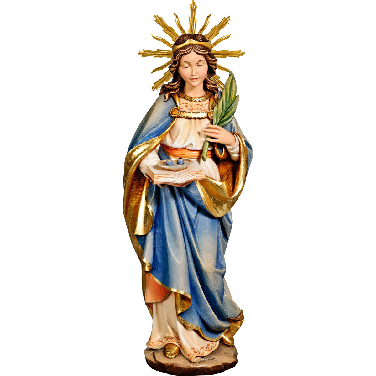Santa Luzia de Siracusa com auréola