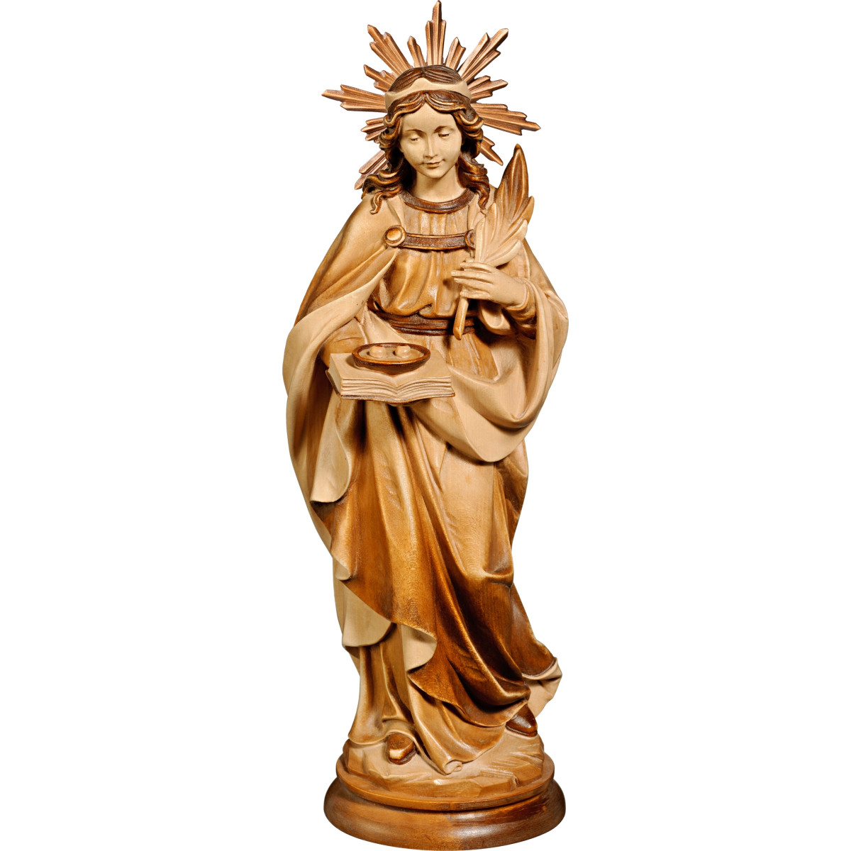 St. Lucy of Siracusa with aureole