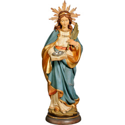 Santa Luzia de Siracusa com auréola