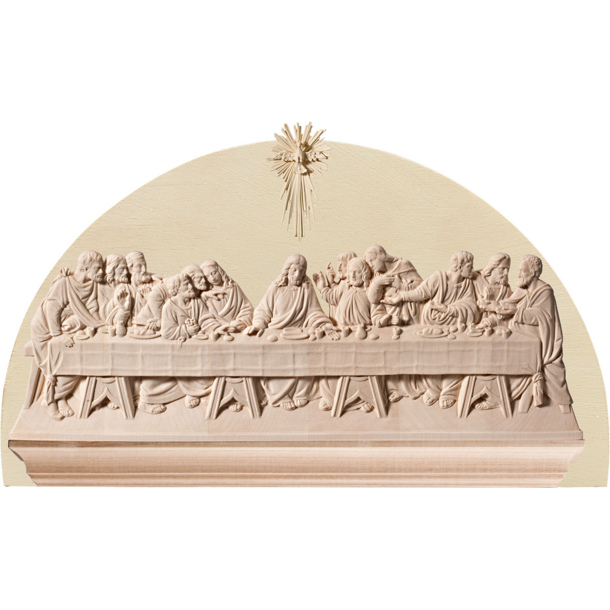 Santa Cena relieve para pared con fondo