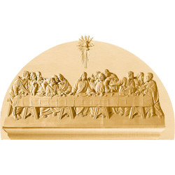 Last Supper relief for the wall with background