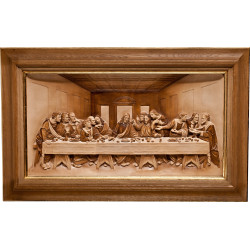 La Última Cena – Relieves en madera inspirados en da Vinci