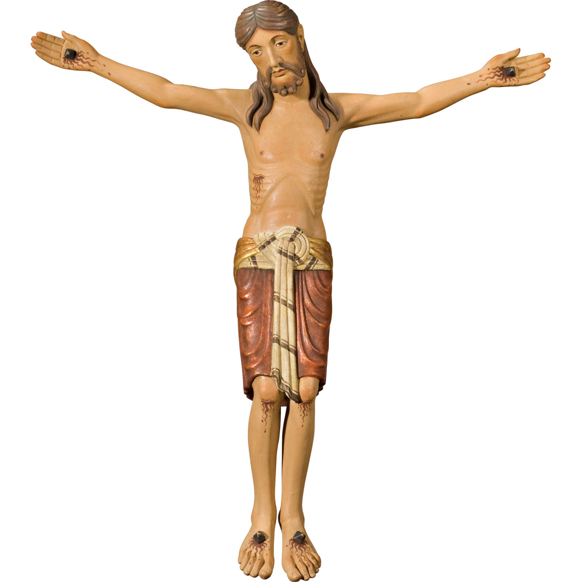 Romanesque Christ wood sculpture | Sacred art