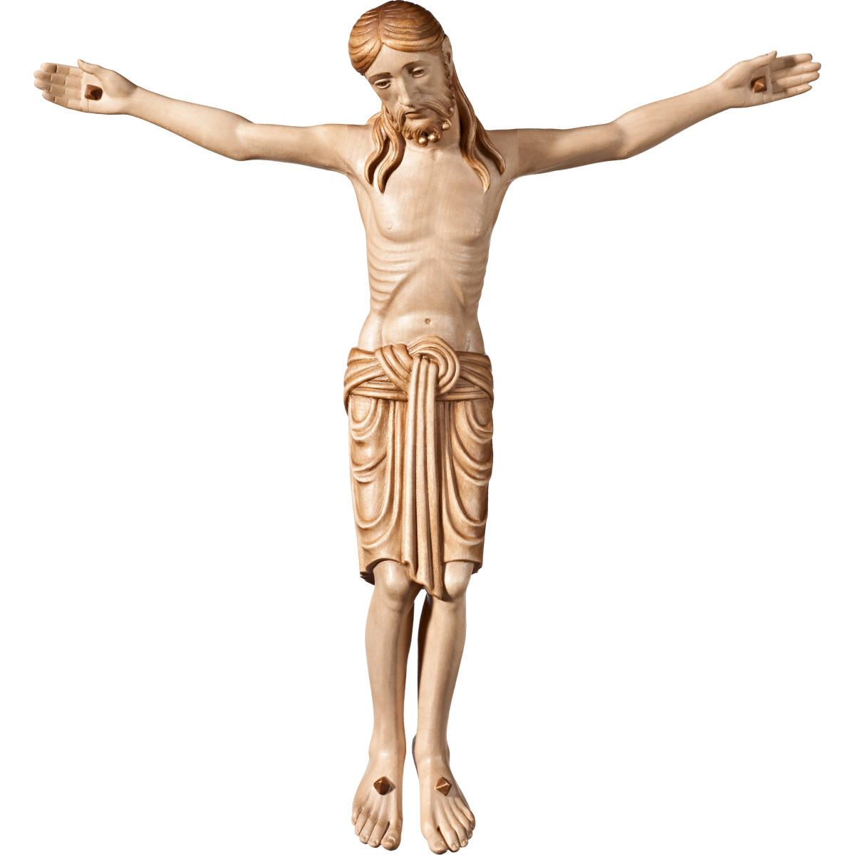 Romanesque Christ wood sculpture | Sacred art