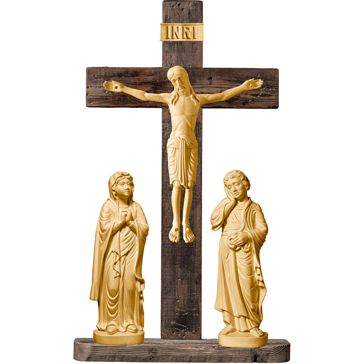 Crucificação Românica em madeira | Bergland