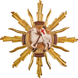 Agnus Dei with halo